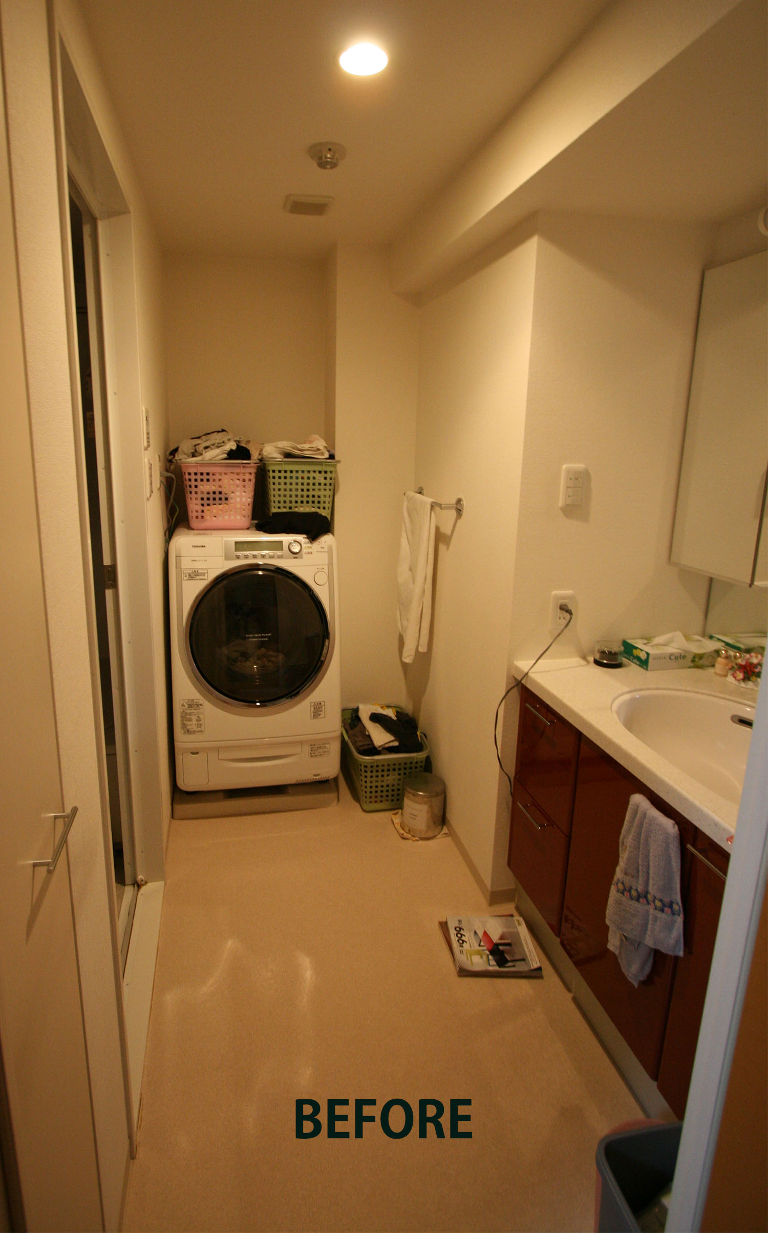 洗濯機の上を有効に使うための 収納や棚の話 インテリアコーディネーター三宅利佳のブログ